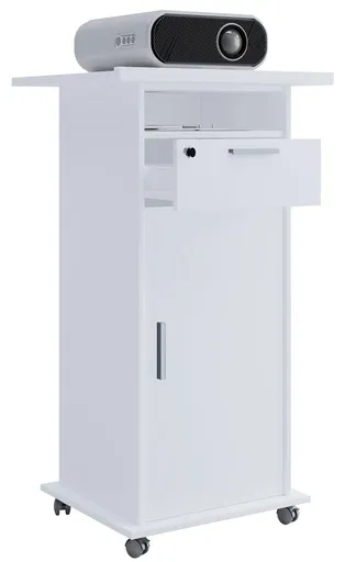 VCM Stojan Beamer Neta s dvířky, bílý