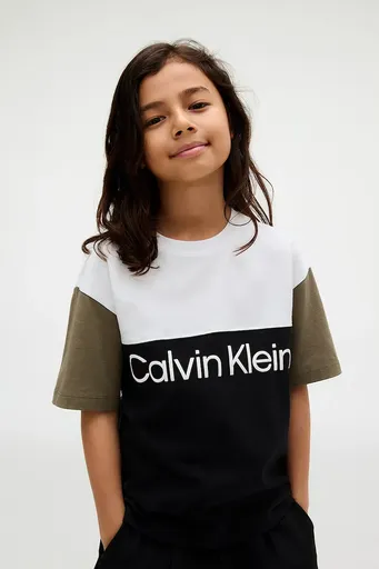 Detské bavlnené tričko Calvin Klein Jeans