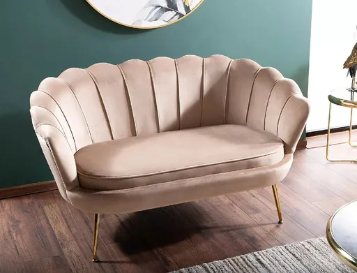 Signal Pohovka CAMELLIA 2 VELVET | béžová