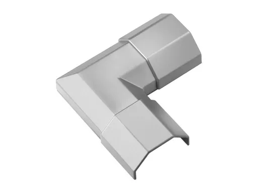 Rohová prípojka lišty GOOBAY 90780 Silver