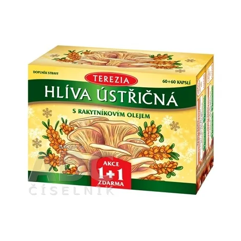 TEREZIA HLIVA USTRICOVITÁ S RAKYTNÍKOVÝM OLEJOM