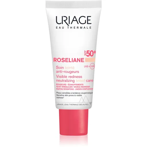 Uriage Roseliane CC Cream SPF 50+ CC krém proti začervenaniu pleti SPF 50+ odtieň Light Tint 40 ml