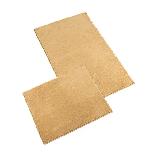 Bellatex Sada Kúpeľňových predložiek bez výkroja BANYGOLD hnedá, 60 x 100, 60 x 50 cm