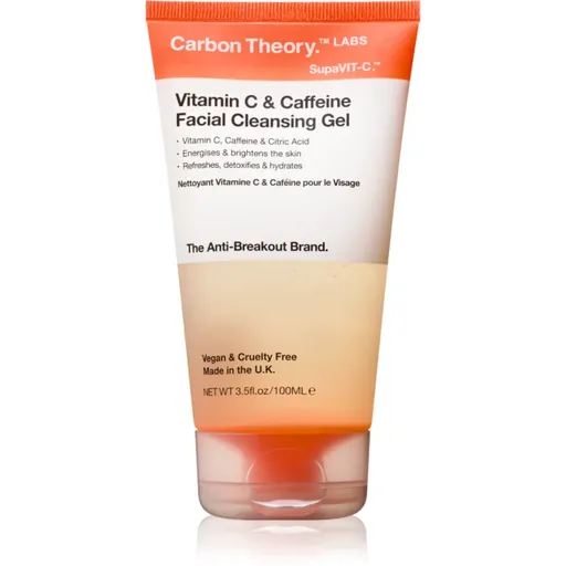 Carbon Theory Vitamin C & Caffeine čistiaci gél s energizujúcim účinkom s kofeínom 100 ml