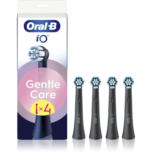Oral-B iO Gentle Care náhradné hlavice pre citlivé ďasná Black 4 ks