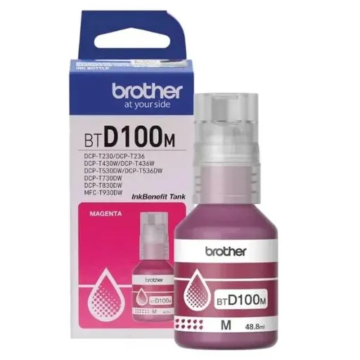 Brother BT-D100 BTD100M purpurová (magenta) originálna atramentová náplň
