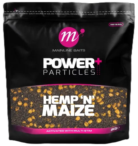 Mainline ochutený partikel power+ hemp 'n' maize 2 kg