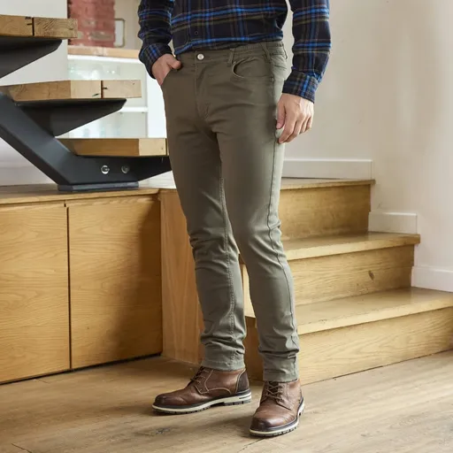 Twilové rovné nohavice