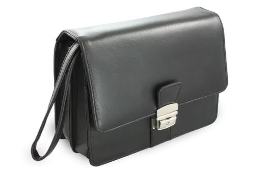 Čierna pánska kožená dokladová etue 611-2411-60