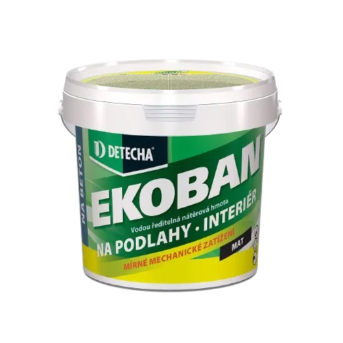 DETECHA Ekoban - náterová hmota na podlahy 5 kg hnedý