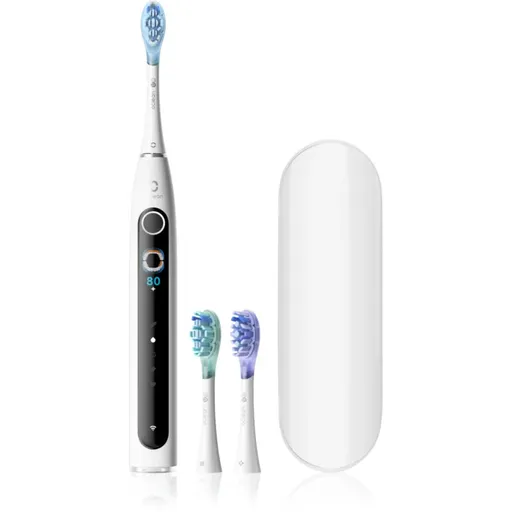 Oclean X Pro 20 Set sonická zubná kefka + 2 náhradné hlavice s cestovným púzdrom White