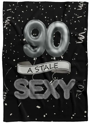 Deka Stále sexy – Čierna (vek: 90, Podšitie baránkom: NE)