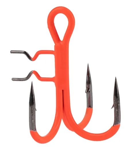 Mikado trojháčiky jaws vertical uv oranžové 4 ks - 1