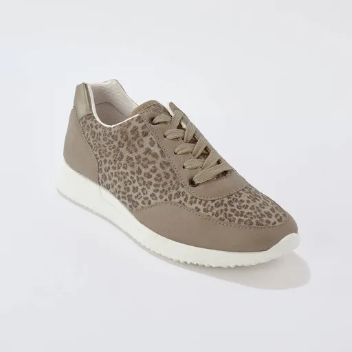 Tenisky z pružnej tkaniny so šnúrkami,  pre citlivé chodidlá