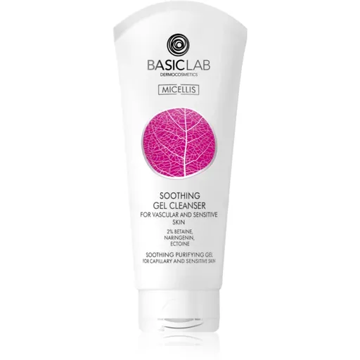 BasicLab Dermocosmetics Micellis upokojujúci čistiaci gél pre citlivú pleť so začervenaním 100 ml