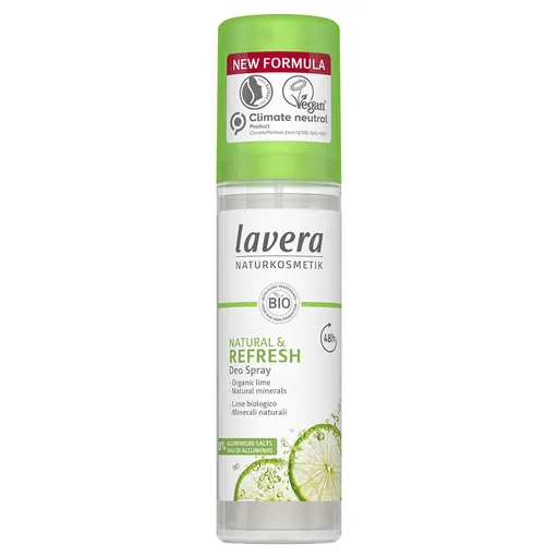 LAVERA Dezodorant sprej Refresh s vôňou limetky 75 ml