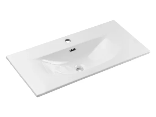 ArtCom Keramické umývadlo SKY 3 80 cm | E-8099-3-80 | biely lesk