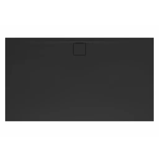 Sprchová vanička obdĺžniková SAT Vision 140x90 cm liaty mramor čierna SATSVVI14090C