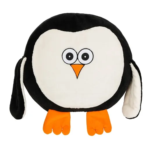 Bellatex Tvarovaný vankúš Tučňák, 38 x 36 cm