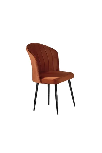 Súprava jedálenských stoličiek Rubi Orange, 4 ks