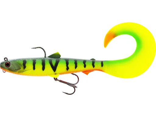 Westin gumová nástraha bullteez curltail r2f sinking tiger perch 16 cm 35 g