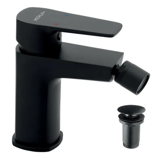 Novaservis Metalia 58 bidetová batéria s clic-clac čierna 58011,5 58011.5