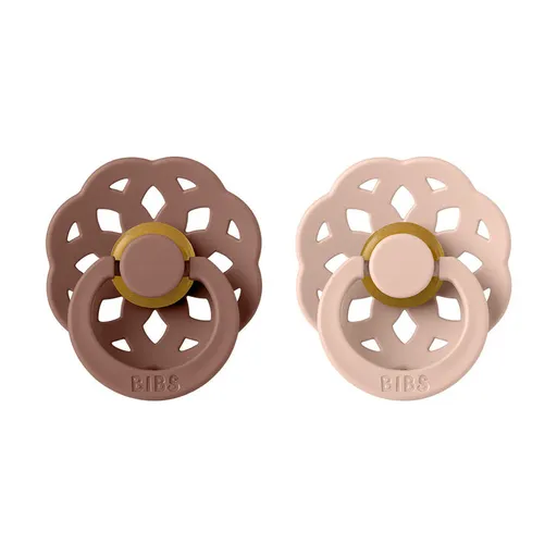 BIBS Boheme cumlíky z prírodného kaučuku 2 ks veľkosť 1, Woodchuck/Blush,BIBS Boheme cumlíky z prírodného kaučuku 2 ks veľkosť 1, Woodchuck/Blush