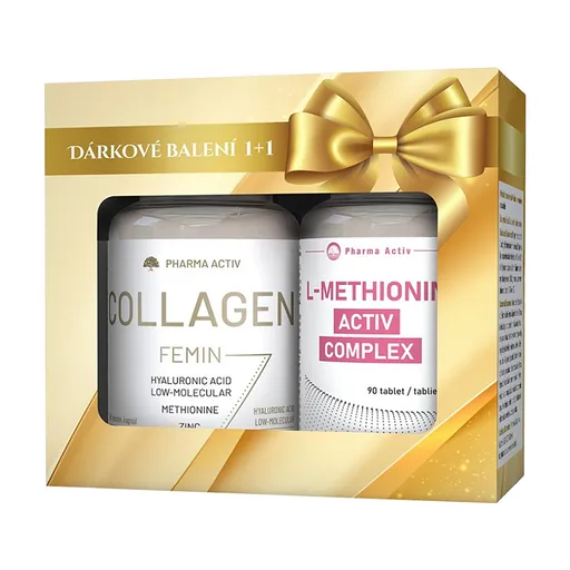 PHARMA ACTIV Collagen femin 90 kapsúl + L-metionín activ complex 90 tabliet