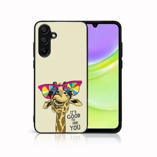 MY ART Ochranný kryt pre Samsung Galaxy A55 5G GIRAFFE (180)