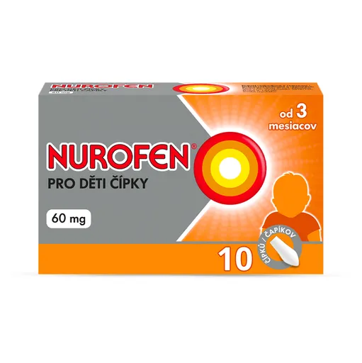 NUROFEN pre deti 60 mg 10 čapíkov