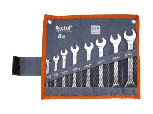 Kľúče ploché EXTOL PREMIUM 6119 8ks