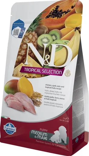 N&D Tropical Selection Dog Puppy M/L Chicken 2 kg