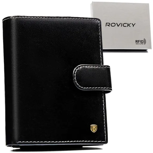Klasická pánska peňaženka na karty s RFID - Rovicky
