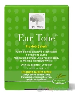NEW NORDIC Ear Tone pre dobrý sluch 30tbl