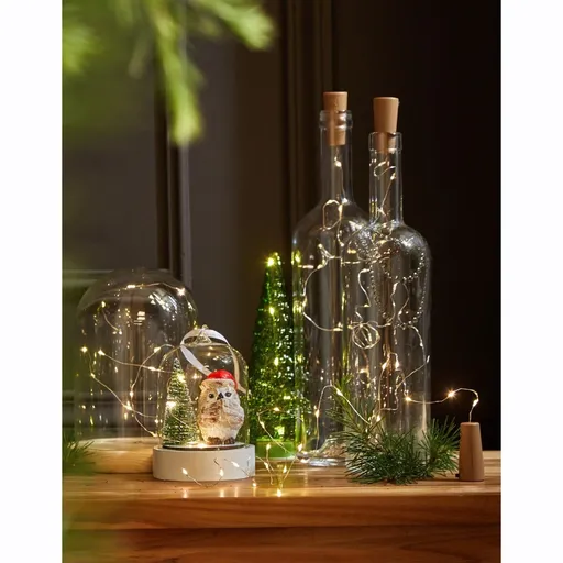 Súprava 6 svietiacich girlánd so zátkou