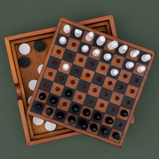 Prémiová drevená hra šach Iron & Glory