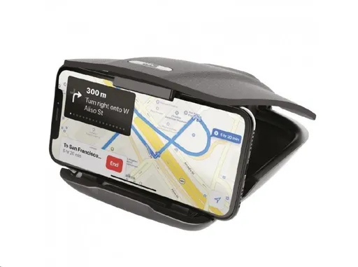 WG - Držiak do auta WG 30, univerzálna, lepiaca prísavka, čierna