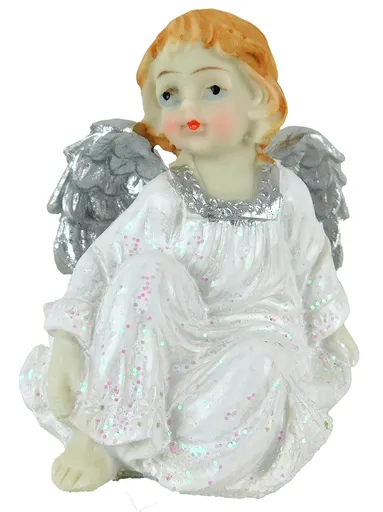 MAKRO - Anjel strieborný 7x7,5cm