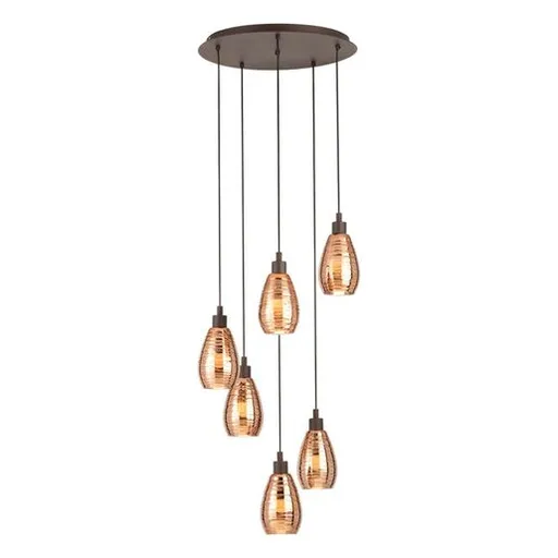 Závesné osvetlenie Eglo SIRACUSA hnedá 39508