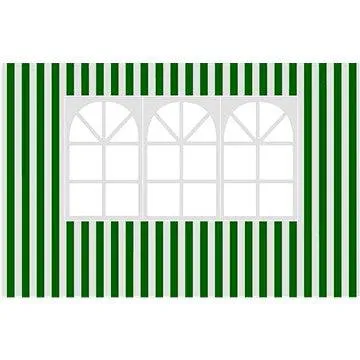 Vetro-Plus Bočnice k záhradnému altánu s oknom, pruhy (50ZJ10292W)