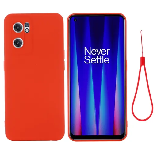 RUBBER Ochranný obal pre OnePlus Nord CE 2 5G červený