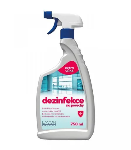 Dezinfekcia na povrchy bez chlóru a alkoholu Lavon 750ml