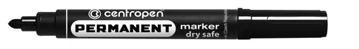 Popisovač Centropen 8510 permanent čierny valcový hrot 2,5mm