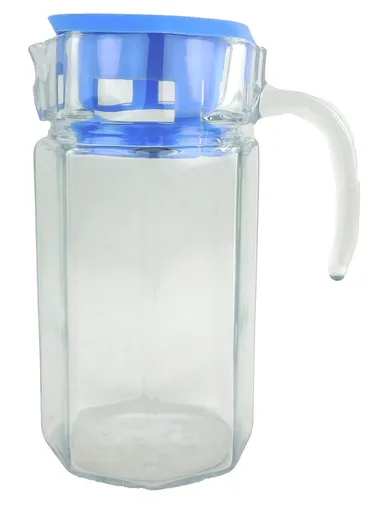 MAKRO - Džbán sklo 1400ml s krytom, 11x22x17cm