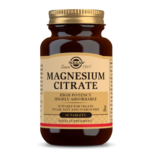 Solgar Magnesium Citrate 60 tabliet