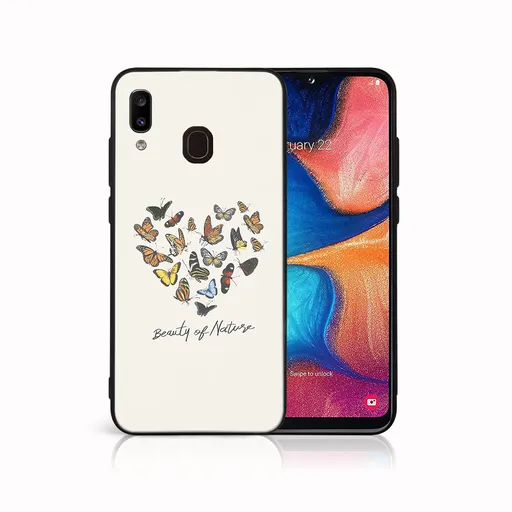 MY ART Ochranný obal pre Samsung Galaxy A20e BUTTERFLIES (240)