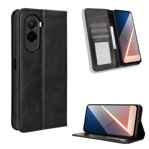 BUSINESS Peňaženkový kryt pre Xiaomi Poco M7 čierny