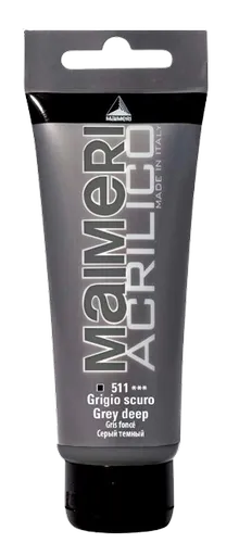 MAIMERI ACRILICO - Akrylové farby 511 - grey deep, 0,2 L