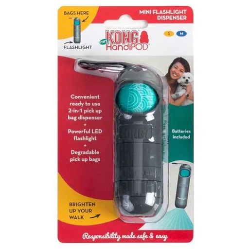 KONG HandiPOD mini zásobník na vrecká a baterka 1 ks