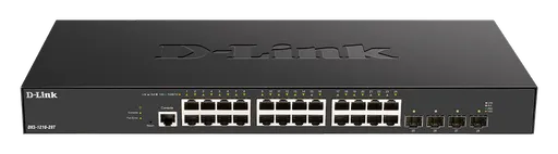 D-Link DXS-1210-28T 24 x 10 G Base-T portov + 4 x 10 G/25 G SFP28 portov Smart Managed Switch